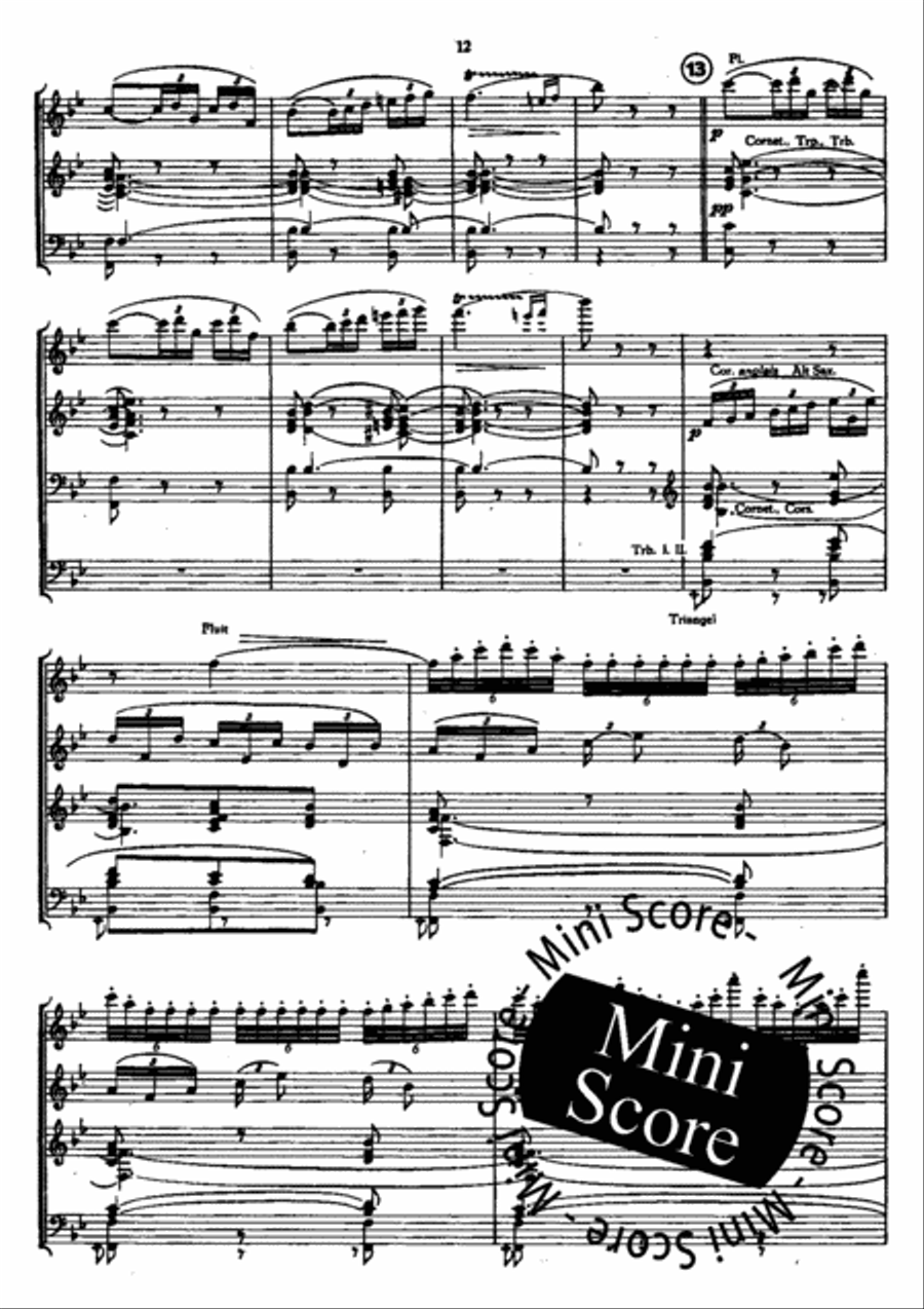 Wilhelm Tell/Guillaume Tell Concert Band scores gallery preview page 18