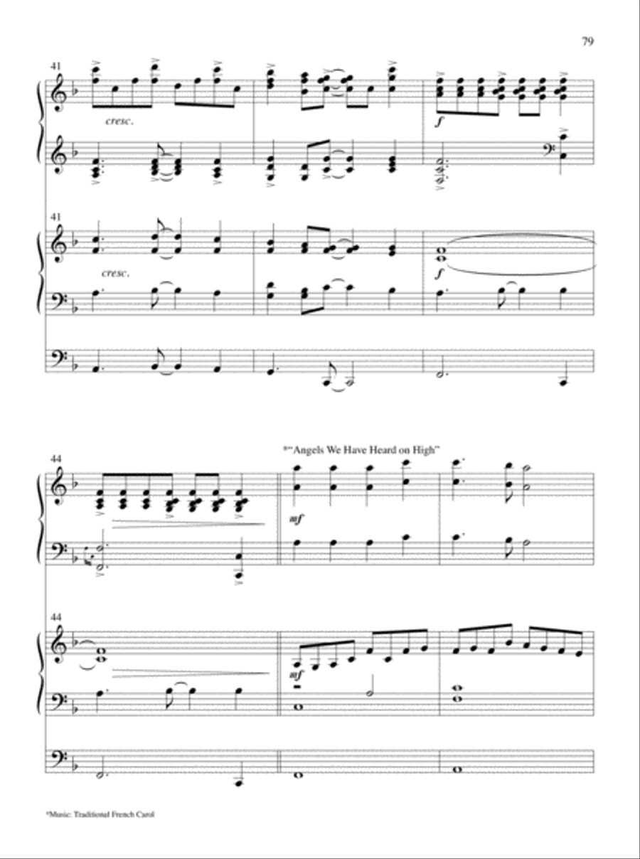 Glory and Honor, Praise and Adoration! Organ scores gallery preview page 45