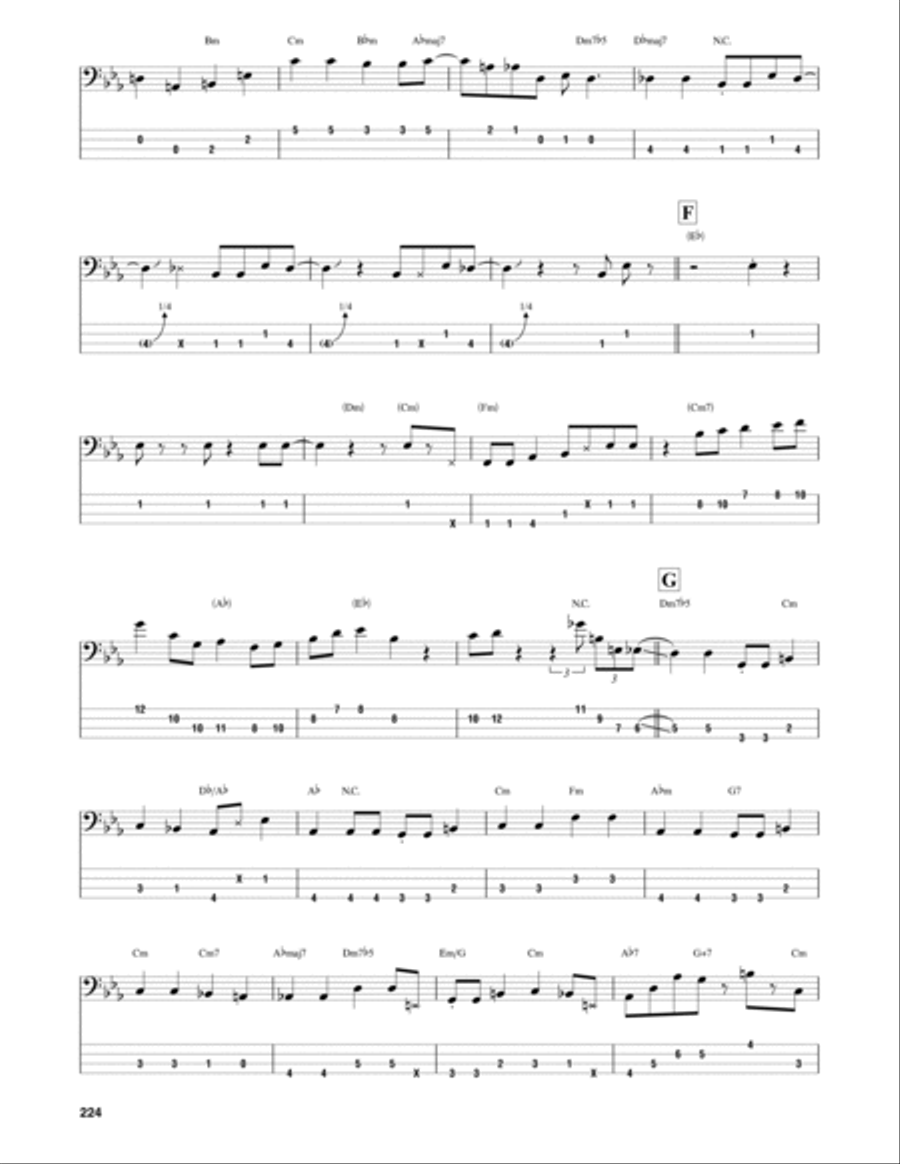 Night Passage Guitar Tablature scores gallery preview page 4