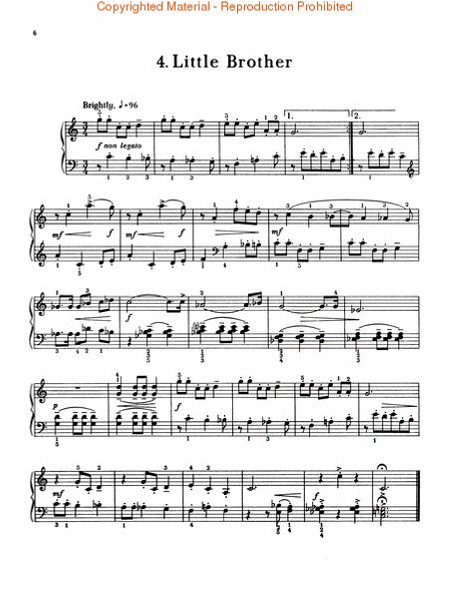 Suite for the Young Piano Solo scores gallery preview page 3