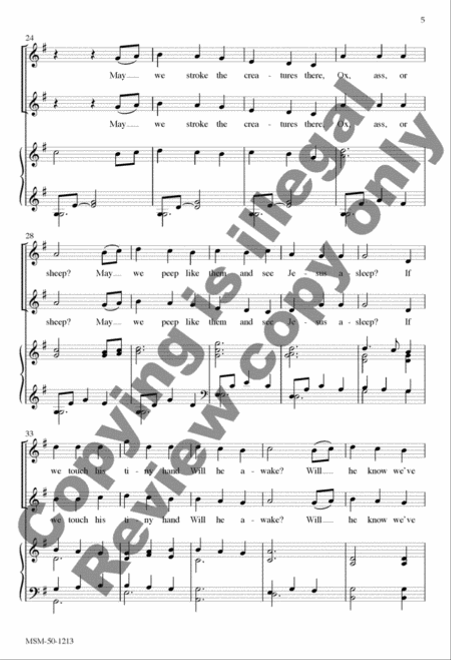 How Far Is It to Bethlehem? 2-Part scores gallery preview page 4