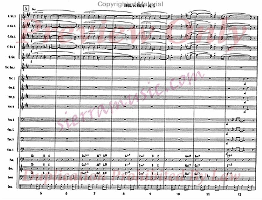 April In Paris April In Paris Jazz Ensemble scores gallery preview page 3