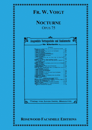 Book cover for Nocturne, Op. 75