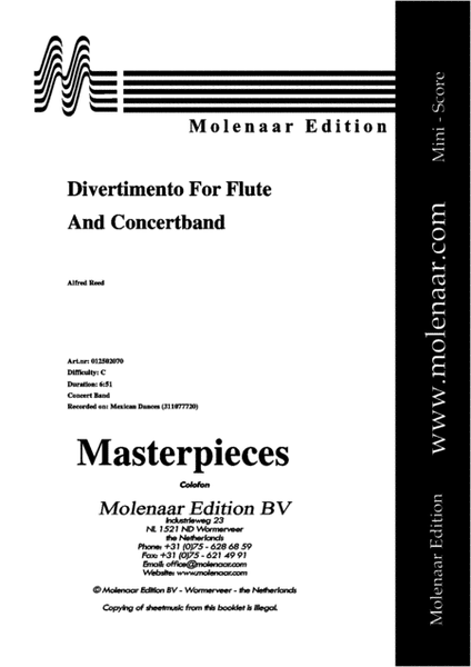 Divertimento for Flute image number null