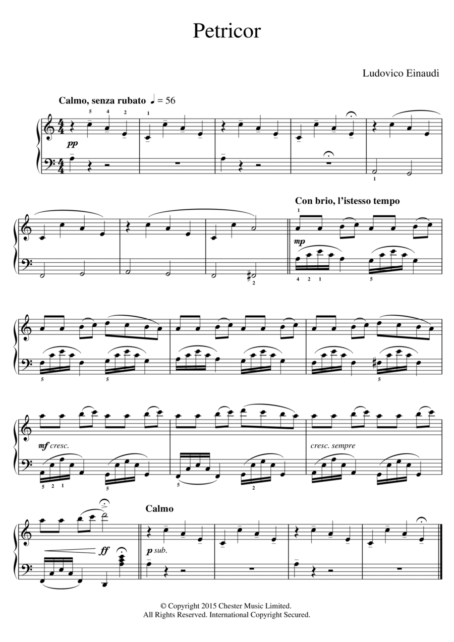 Petricor (abridged) Petricor (abridged) Piano Method scores gallery preview page 1