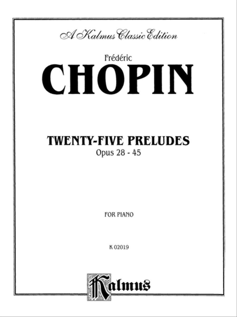 Twenty-five Preludes, Op. 28-45 Piano Solo scores gallery preview page 2