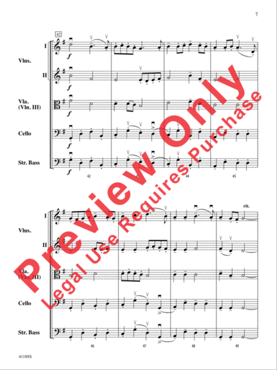 The Simple Gifts of Music String Orchestra scores gallery preview page 8