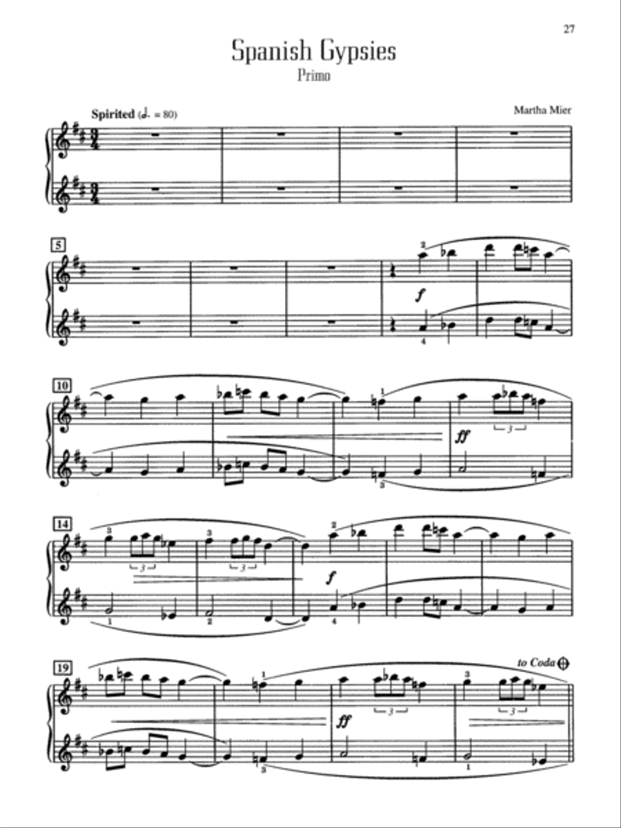 Treasures for Two, Book 2 Small Ensemble scores gallery preview page 10