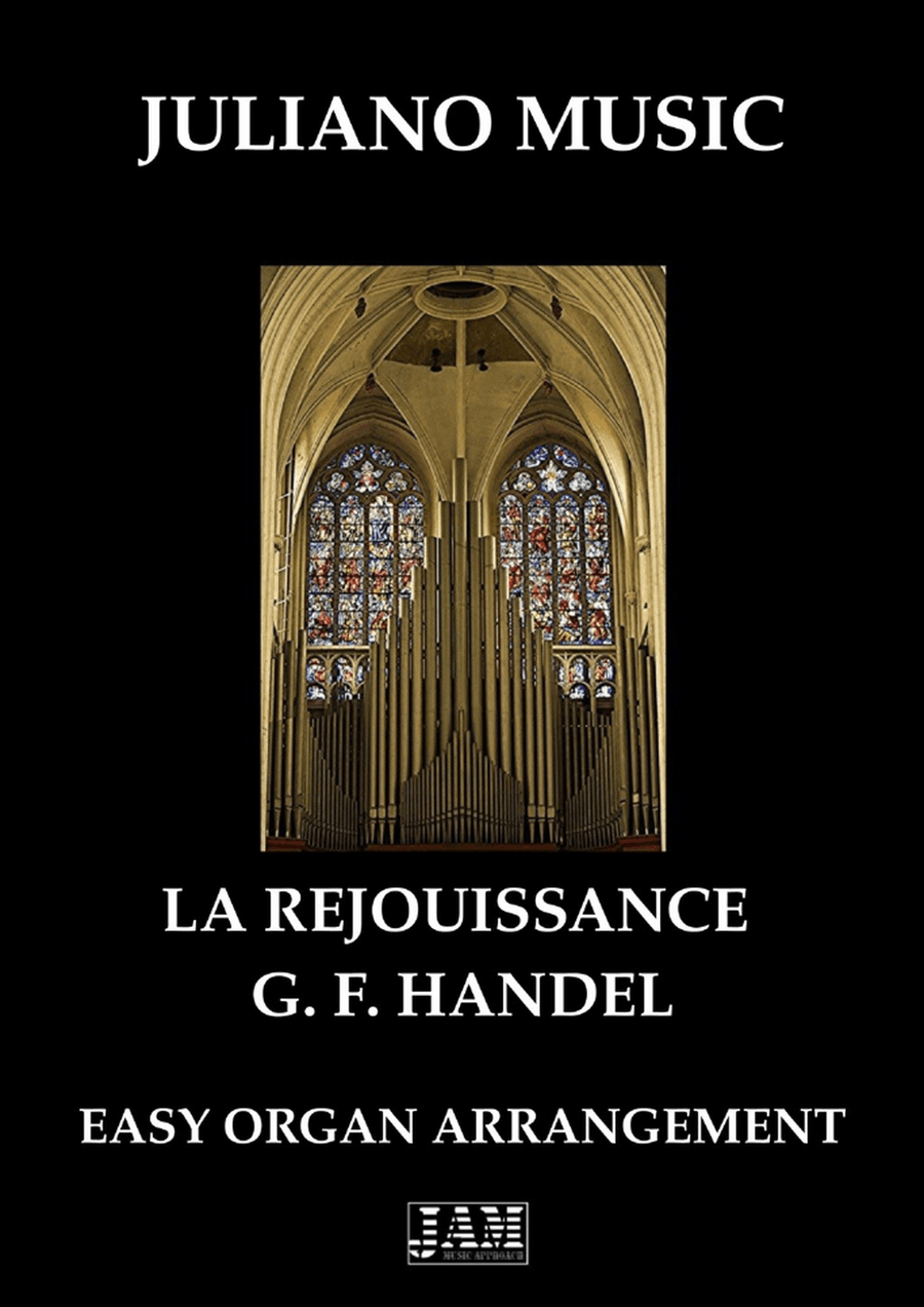 LA REJOUISSANCE (EASY ORGAN - C VERSION) - G. F. HANDEL Organ Solo scores gallery preview page 1