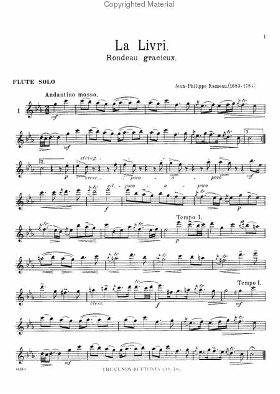 Pearls of the Old Masters Flute Solo scores gallery preview page 2
