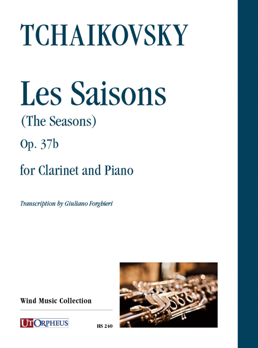 Les Saisons (The Seasons) Op. 37b for Clarinet and Piano Clarinet Solo scores gallery preview page 1