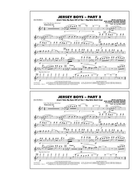 Jersey Boys: Part 3 - Flute/Piccolo