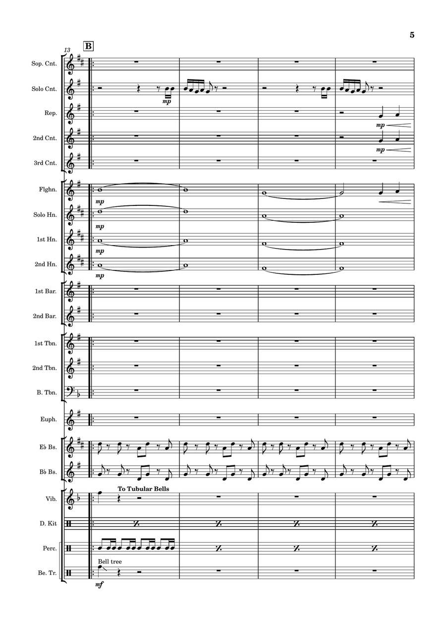 Can You Feel It Brass Band scores gallery preview page 5