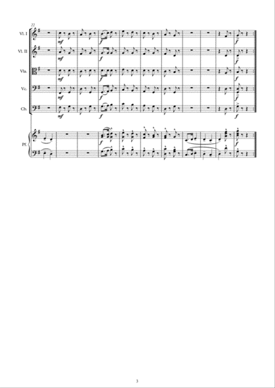 Marcia dei soldati String Orchestra scores gallery preview page 3
