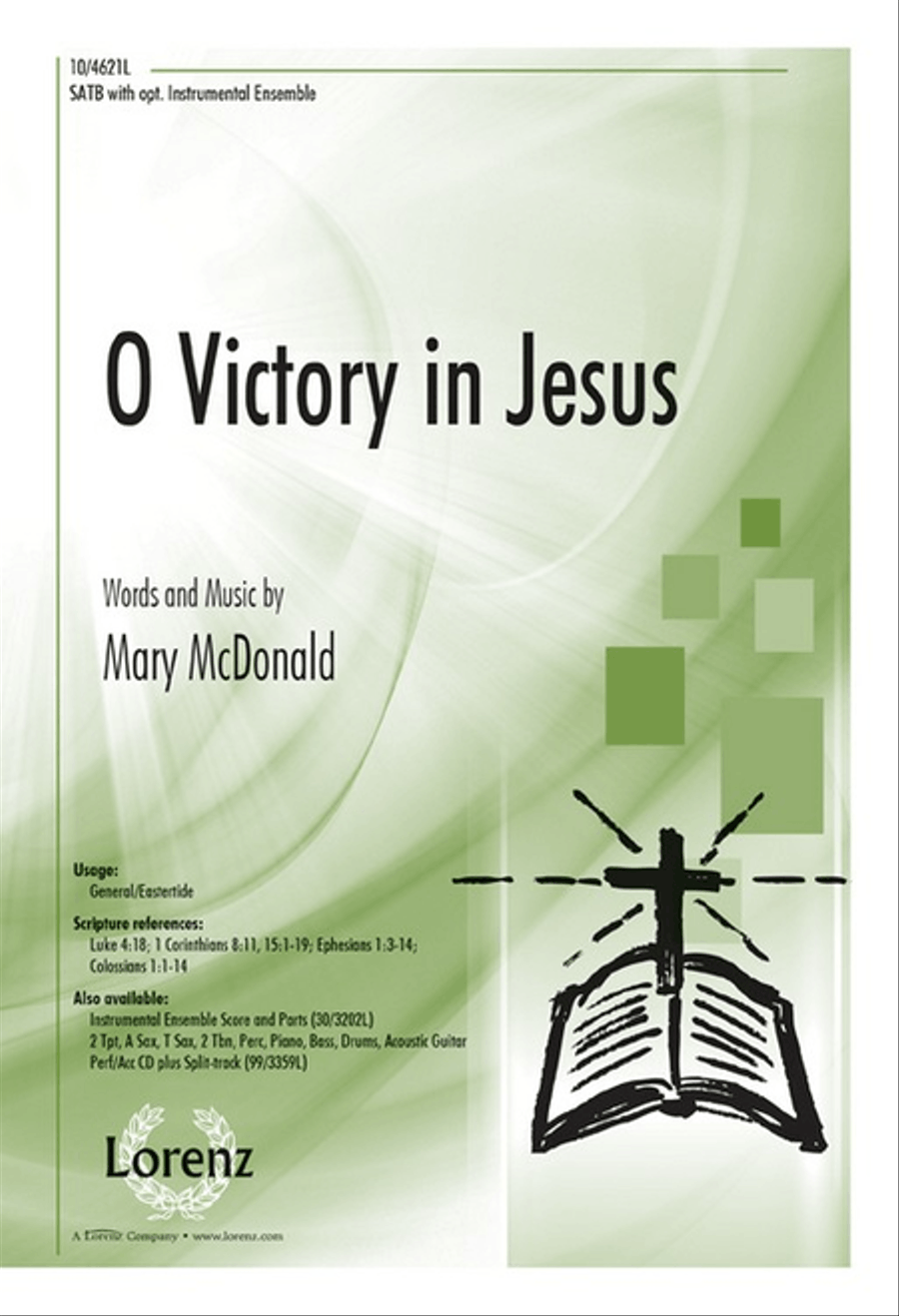 O Victory in Jesus 4-Part scores gallery preview page 1