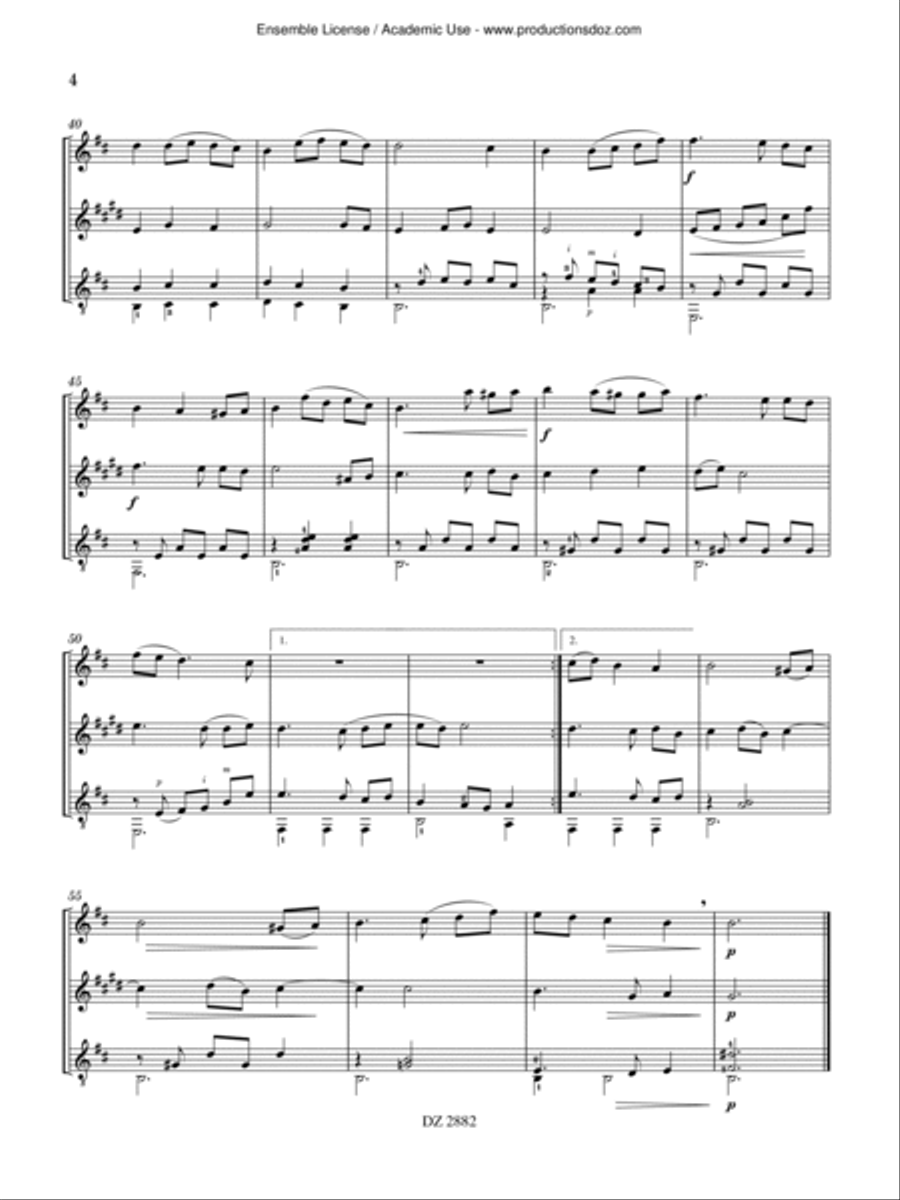 La Caspienne Clarinet scores gallery preview page 4