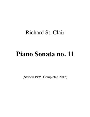 Piano Sonata no. 11 (2012)