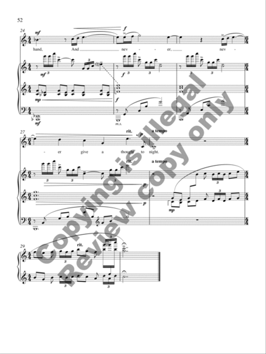 Collected Songs for Soprano and Piano Soprano Voice scores gallery preview page 49