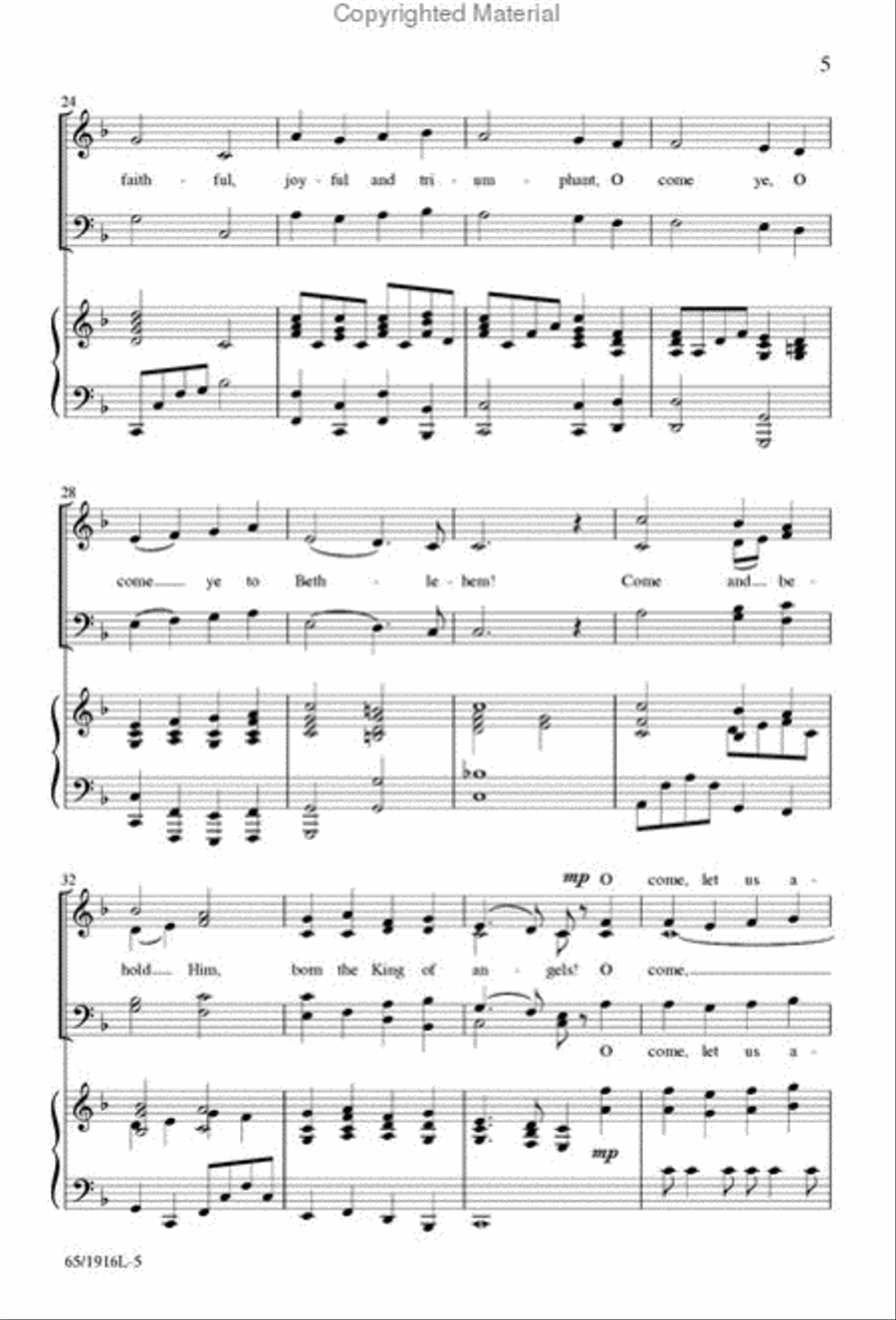 Touched by a Child, Touched by a King 4-Part scores gallery preview page 4
