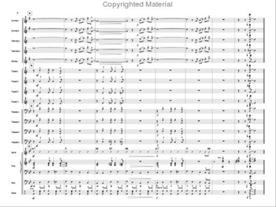 One, Two, Ready, Swing! Jazz Ensemble scores gallery preview page 9