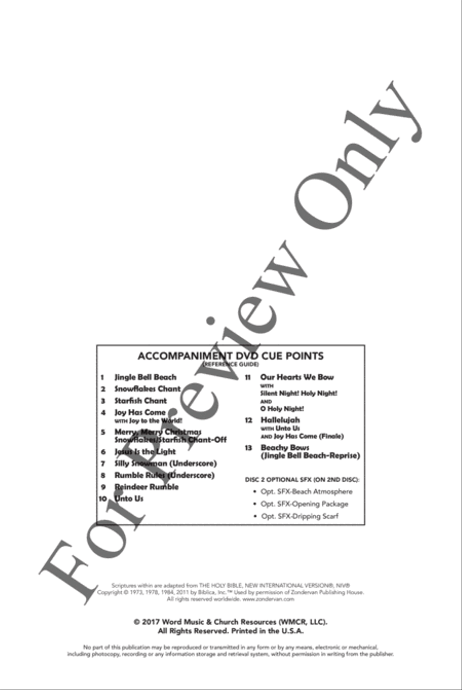 Jingle Bell Beach - Choral Book Choir scores gallery preview page 3