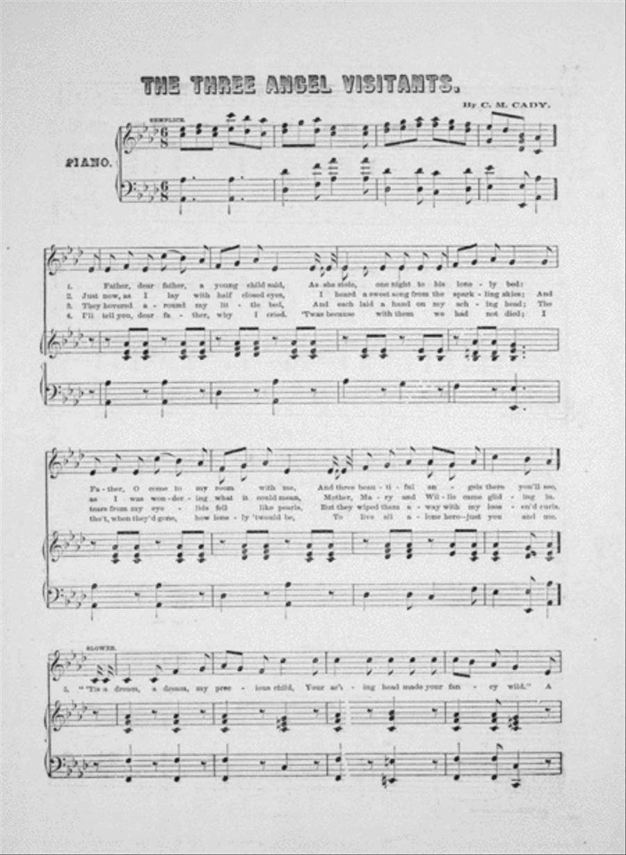 Three Angel Visitants Voice scores gallery preview page 2