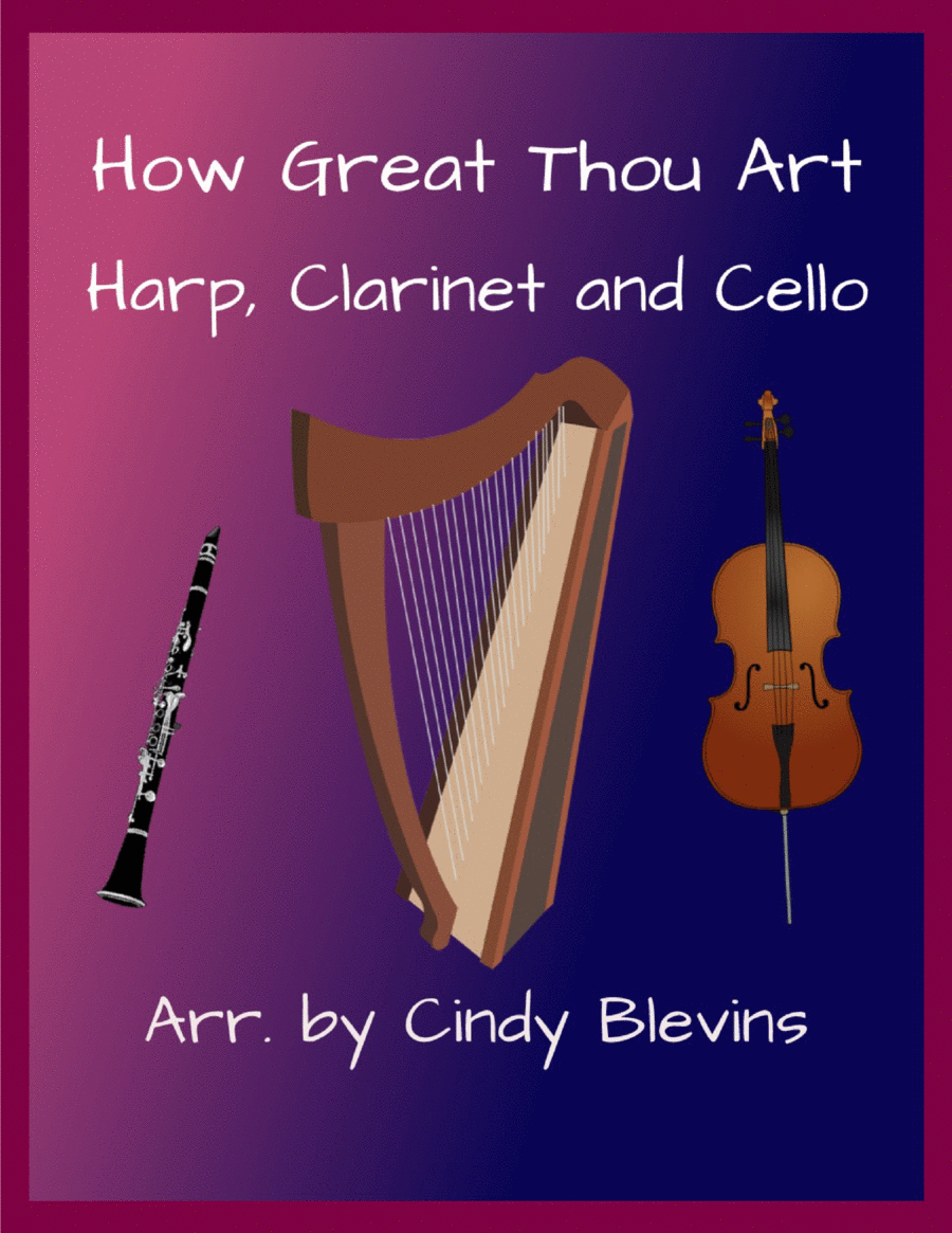 How Great Thou Art, for Harp, Clarinet and Cello image number null