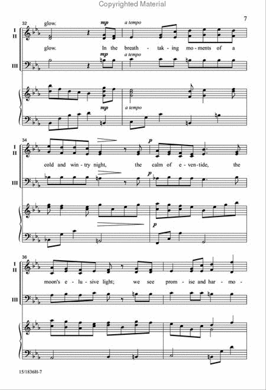 Winter is a Quiet Celebration 3-Part scores gallery preview page 7