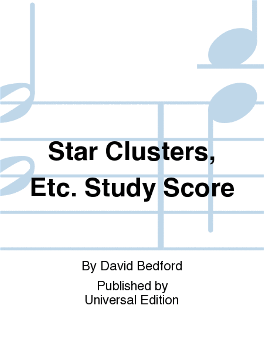 Star Clusters, Etc. Study Scor School and Community scores gallery preview page 1