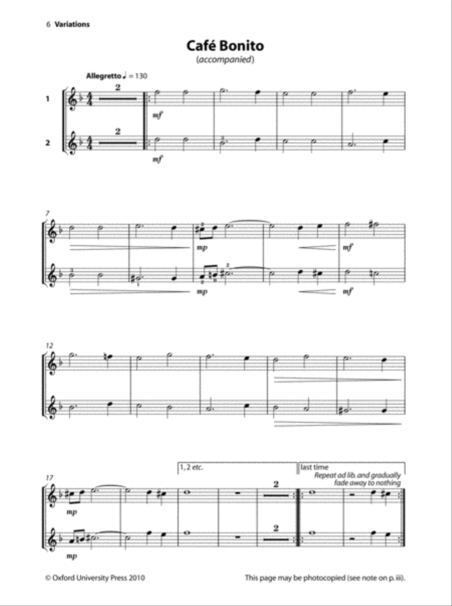 Enjoy Playing Guitar: Ensemble Games Guitar Ensemble scores gallery preview page 7