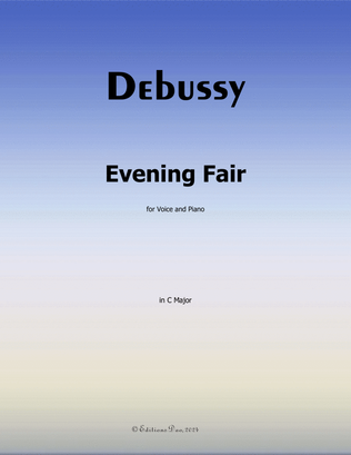 Evening Fair, by Debussy, in C Major