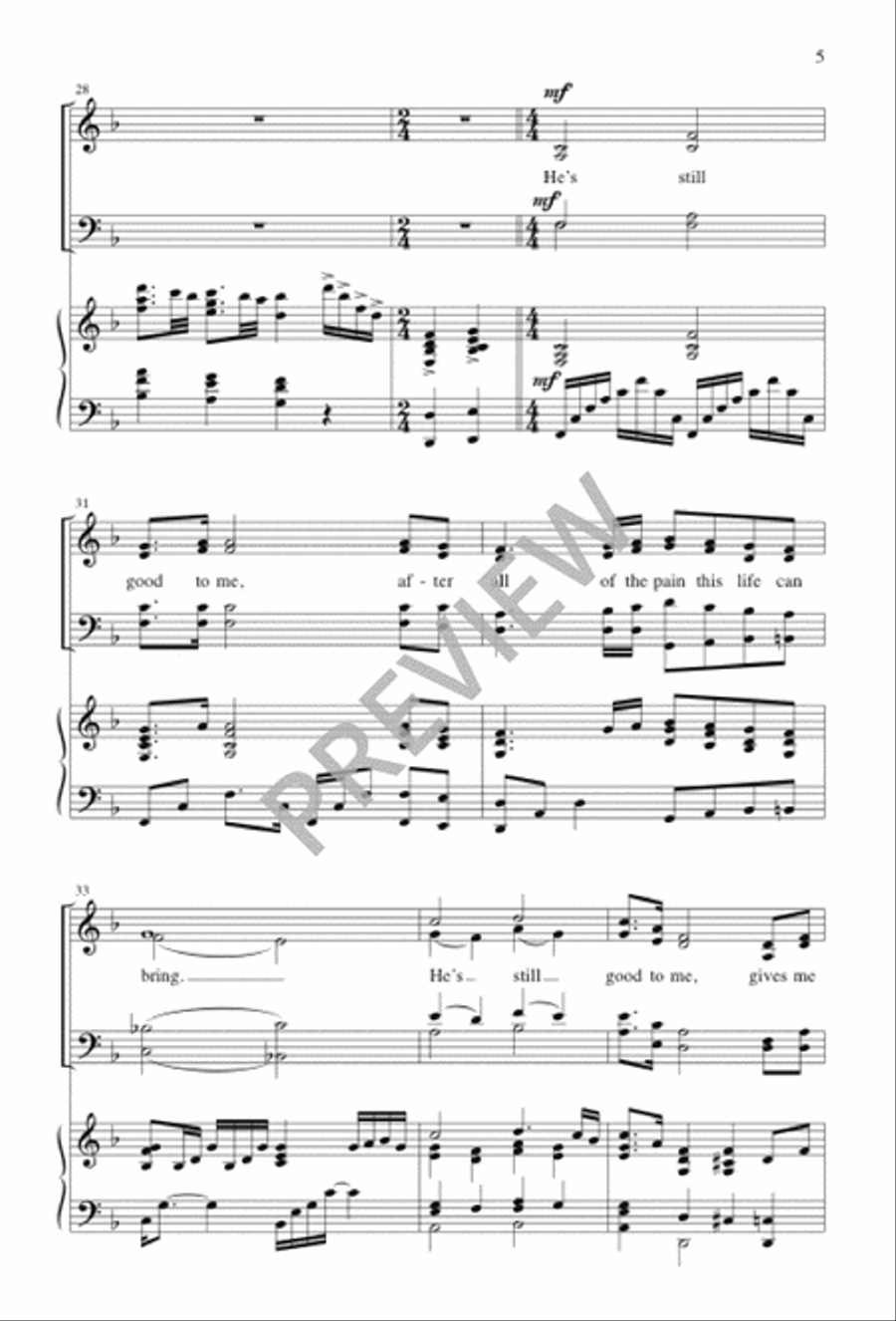 Still Good Still Good 4-Part scores gallery preview page 5