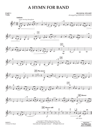 A Hymn for Band (arr. Johnnie Stuart) - Pt.3 - Violin
