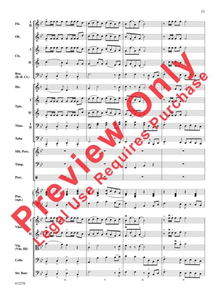 Joyful Holidays Full Orchestra scores gallery preview page 12