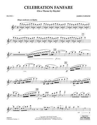 Celebration Fanfare (On a Theme by Haydn) - Flute 1