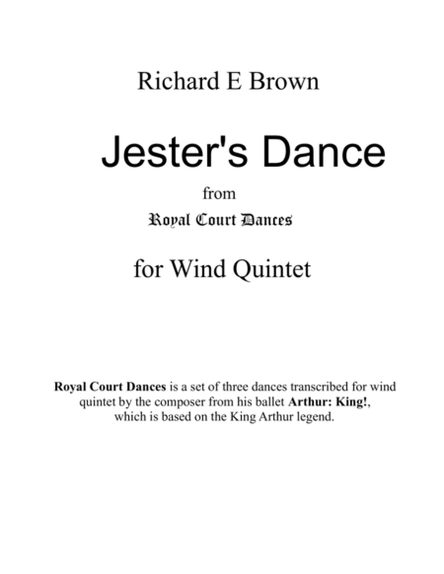 Jester's Dance - Wind Quintet image number null