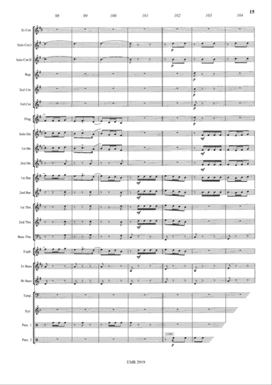 Espana Espana Brass Band scores gallery preview page 16