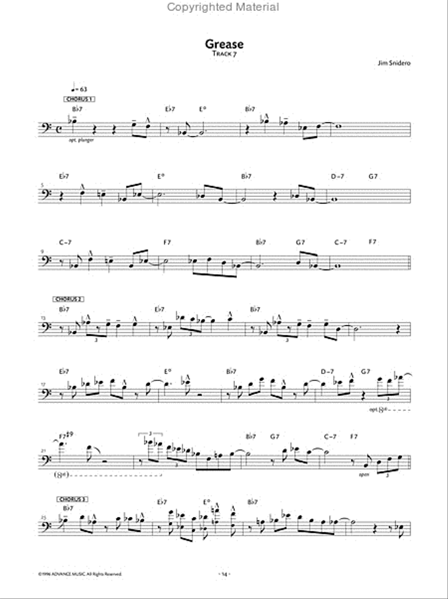 Jazz Conception -- Trombone Trombone scores gallery preview page 5