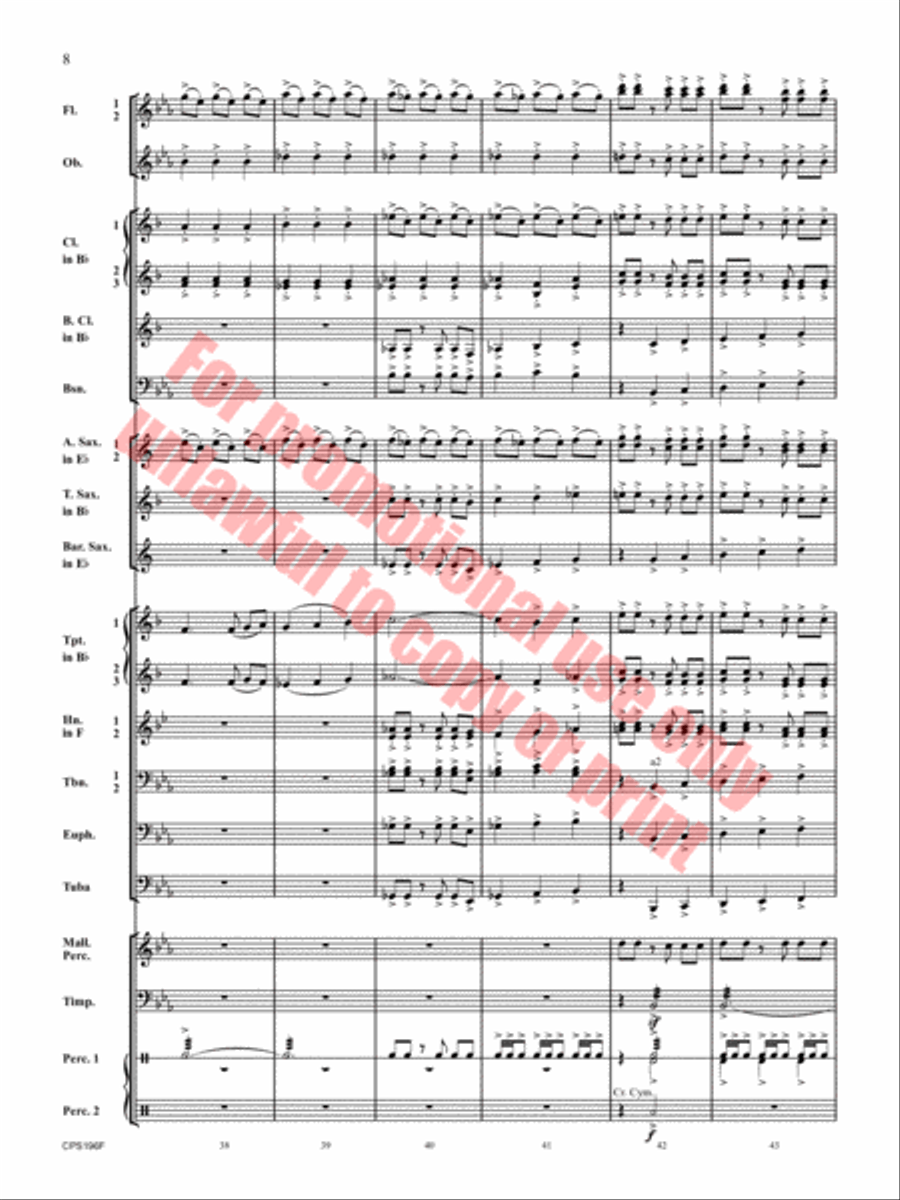 If I Could Fly Concert Band scores gallery preview page 9