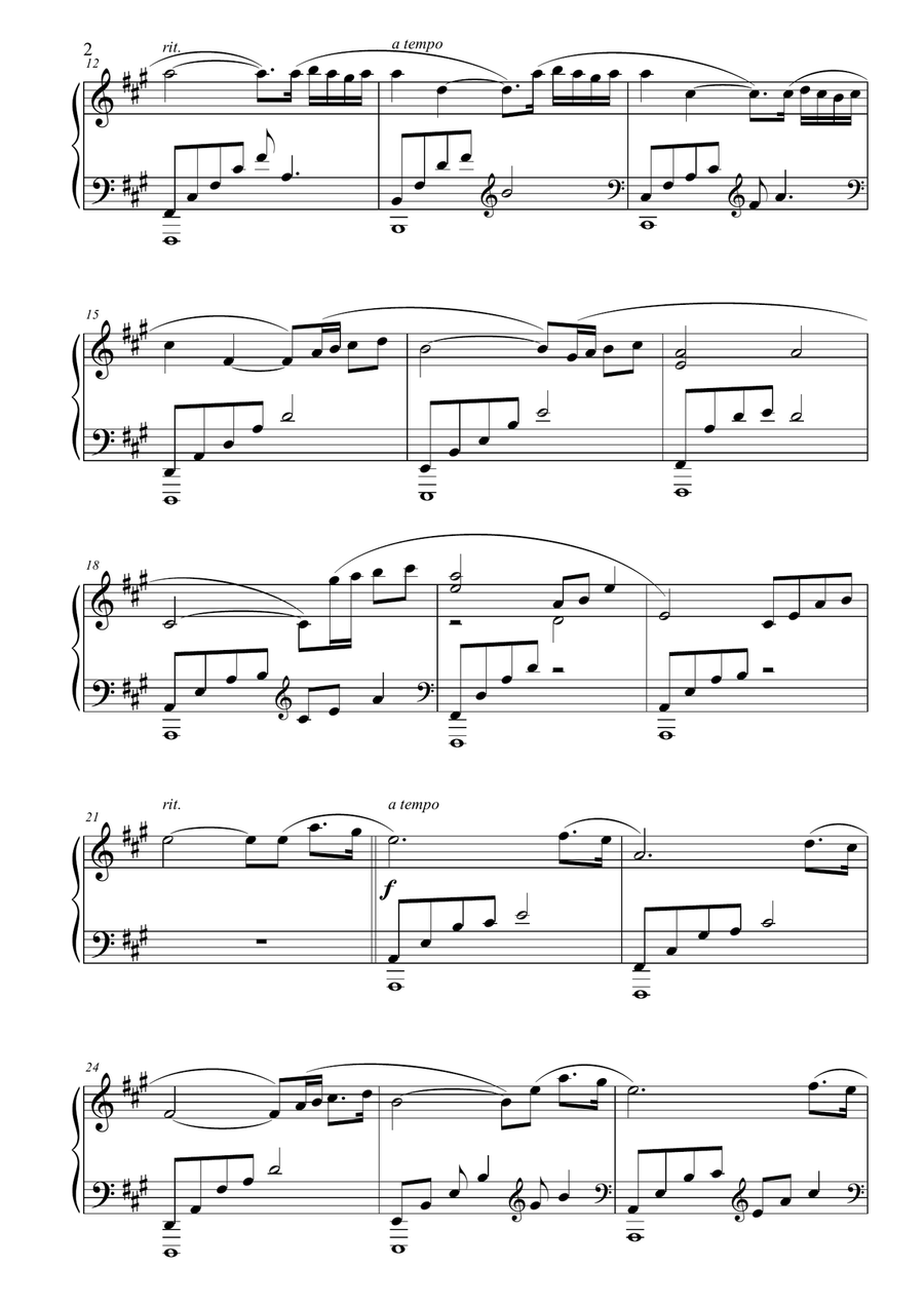 The Promise Piano Solo scores gallery preview page 2