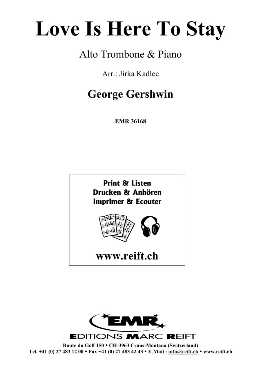 Love Is Here To Stay Love Is Here To Stay Piano Accompaniment scores gallery preview page 1