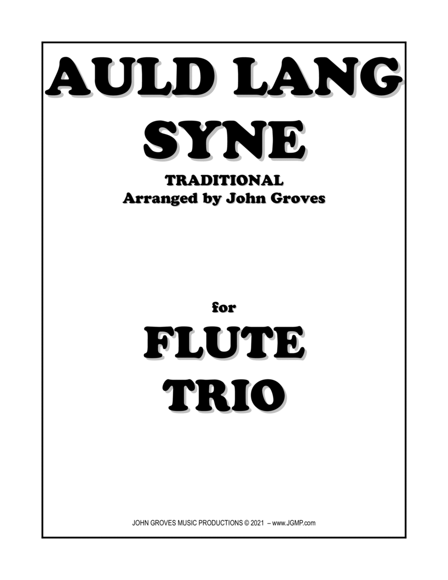 Auld Lang Syne - Flute Trio image number null