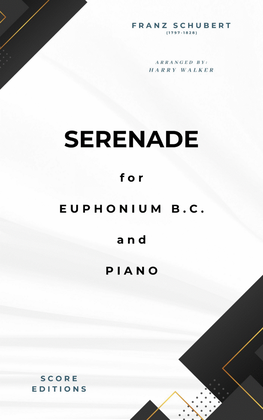 Book cover for Schubert: Serenade for Euphonium BC and Piano