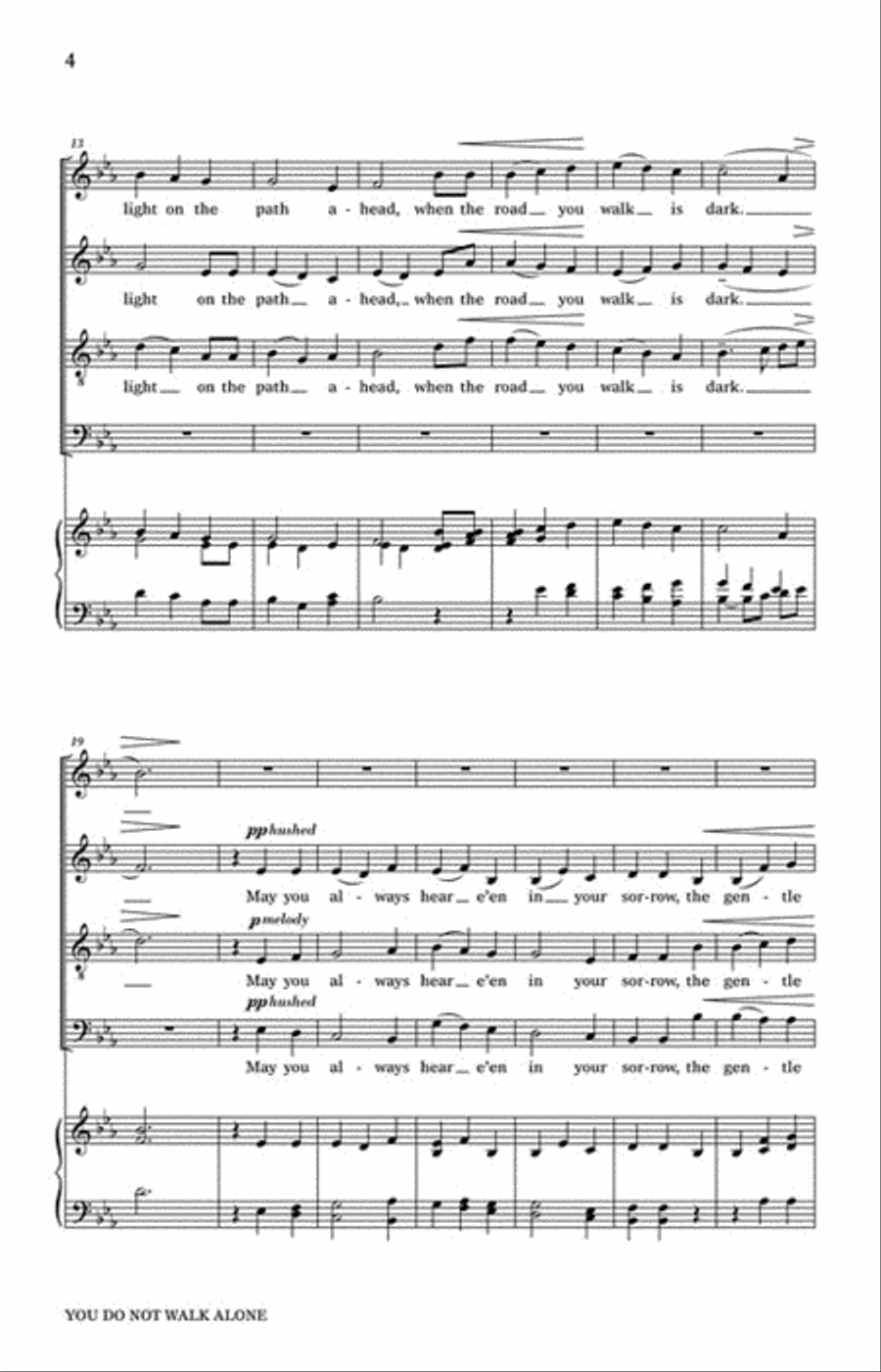 You Do Not Walk Alone Divisi scores gallery preview page 3