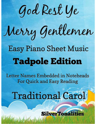 God Rest Ye Merry Gentlemen Easy Piano Sheet Music 2nd Edition