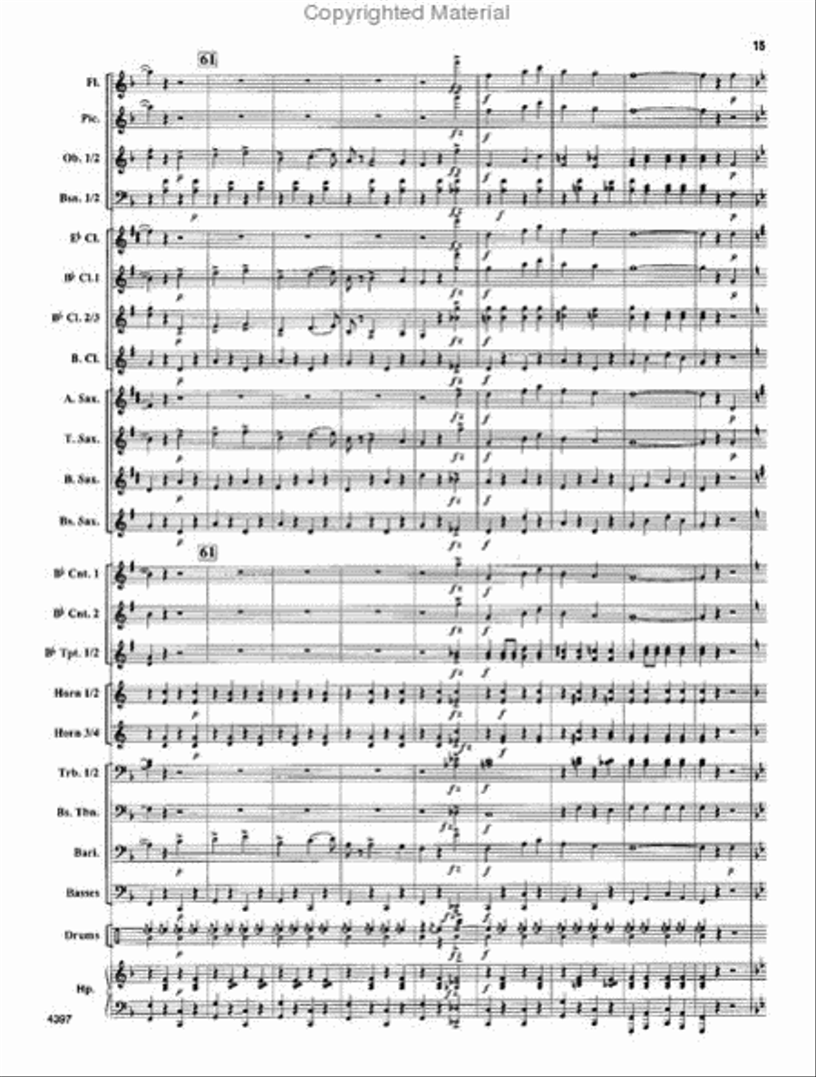 Manhattan Beach Concert Band scores gallery preview page 9