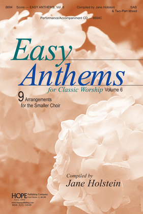 Book cover for Easy Anthems, Vol. 6