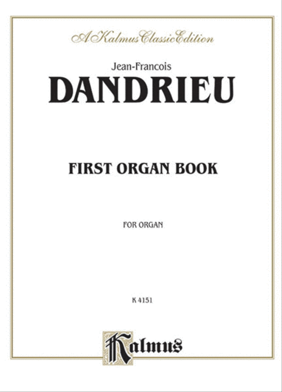 First Organ Book Organ scores gallery preview page 1