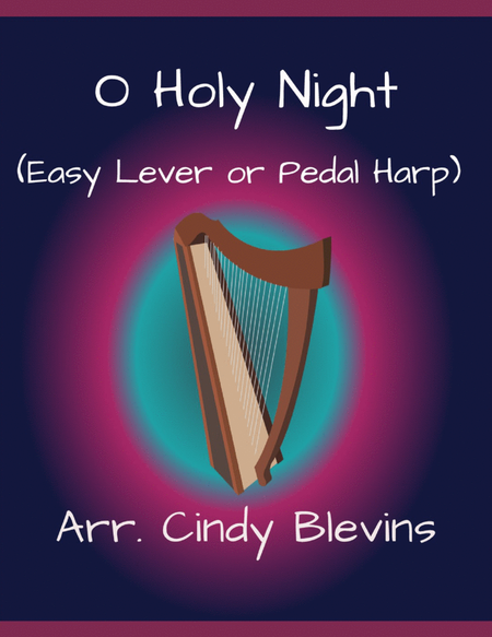 O Holy Night, for Easy Harp Solo image number null