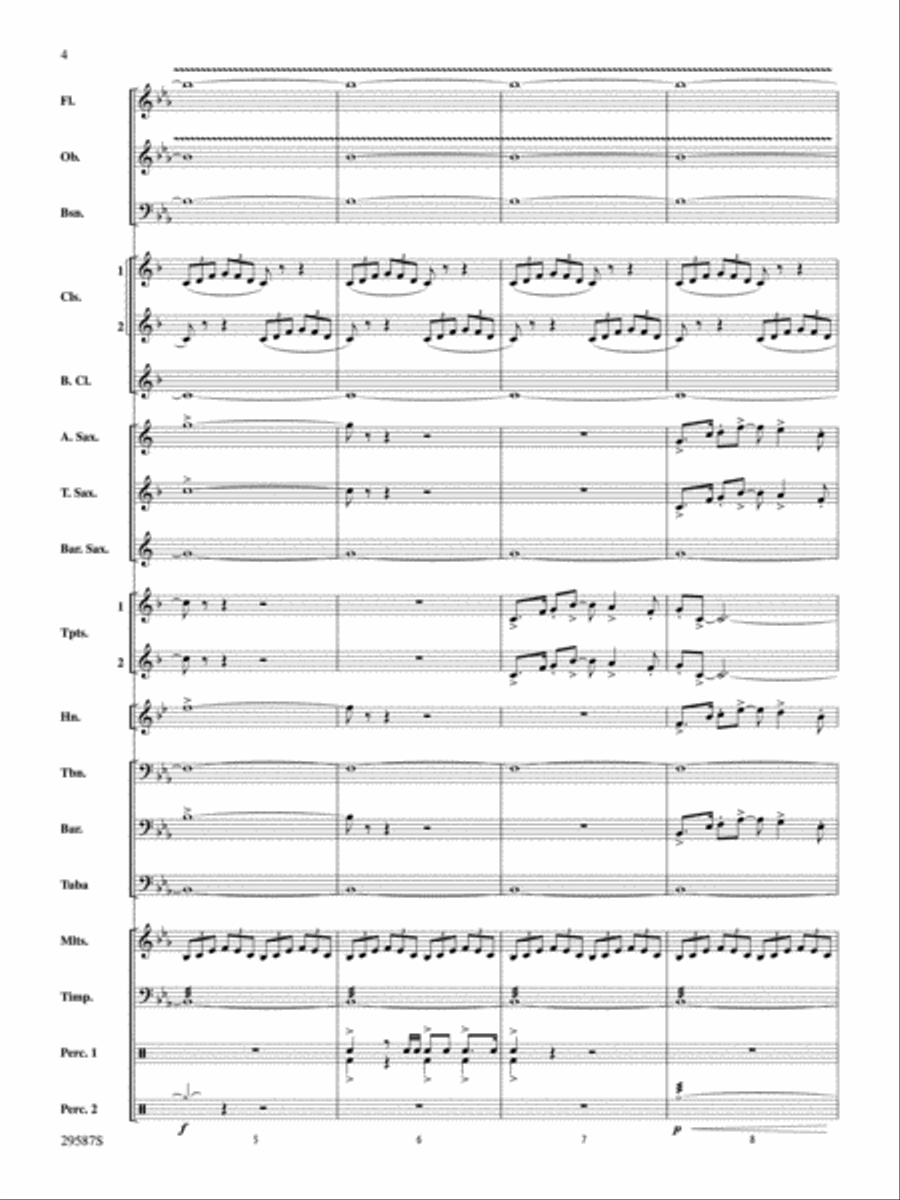 Return of the Monarchs Concert Band scores gallery preview page 3